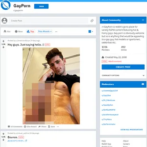 GayPorn 网站截图