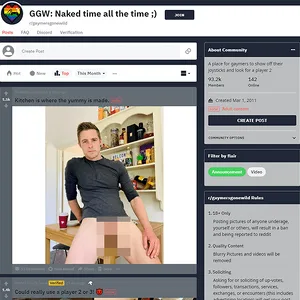 GaymersGoneWild 网站截图