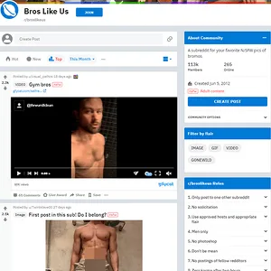 BrosLikeUs 网站截图