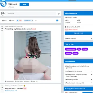 Sissies 网站截图