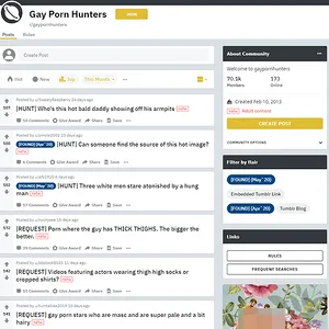 GayPornHunters 网站截图