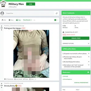 MilitaryMen 网站截图