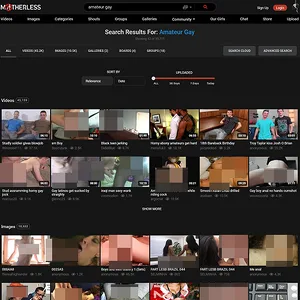 Motherless Amateur Gay 网站截图