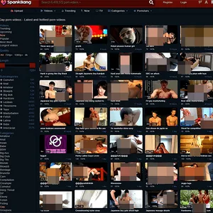 SpankBang Gay 网站截图