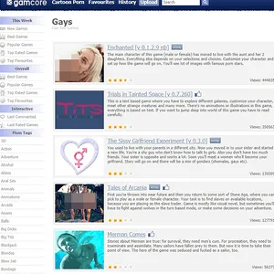 GamCore Gays 网站截图