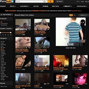 PornHub 网站截图