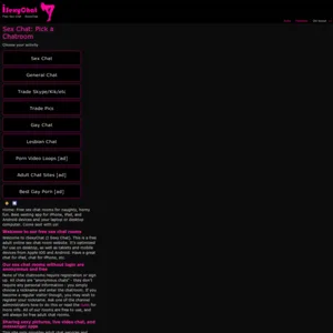 iSexyChat 网站截图