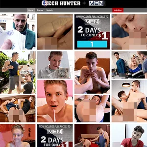 CzechHunter 网站截图