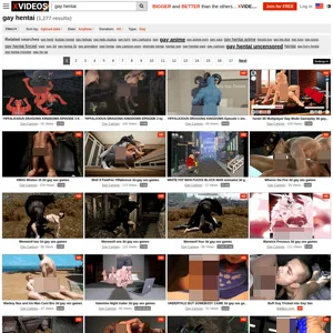 XVideos/GayHentai 网站截图