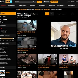 PornHub 网站截图