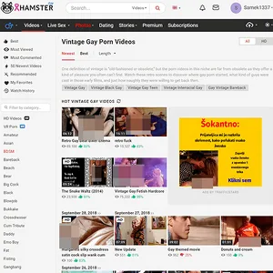 xHamster 网站截图