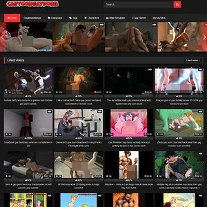 Cartoon Gay Porn 网站截图