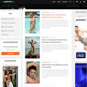 Gay Body Blog 网站截图