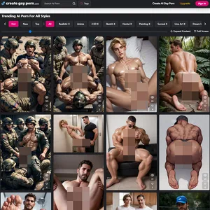 CreateGayPorn 网站截图