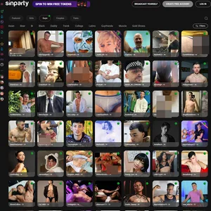 SinParty 网站截图