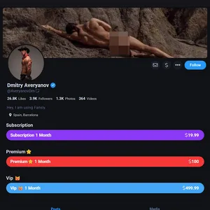 AveryanovDm 网站截图