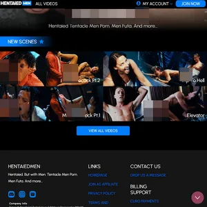 HentaiedMen 网站截图