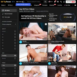 FapHouse VR 网站截图