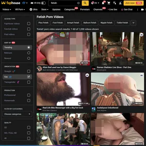 FapHouse Fetish 网站截图