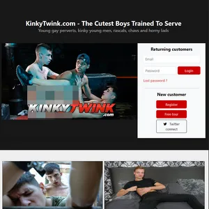 KinkyTwink 网站截图