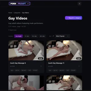 PornPromptAI 网站截图